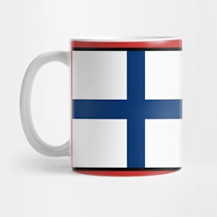 Oulu City in Finnish Flag Mug